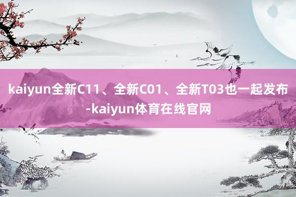 kaiyun全新C11、全新C01、全新T03也一起发布-kaiyun体育在线官网