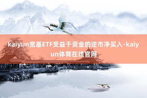 kaiyun宽基ETF受益于资金的逆市净买入-kaiyun体育在线官网