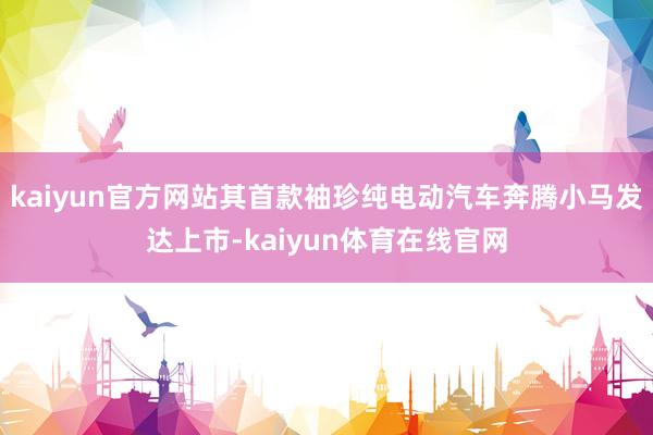 kaiyun官方网站其首款袖珍纯电动汽车奔腾小马发达上市-kaiyun体育在线官网