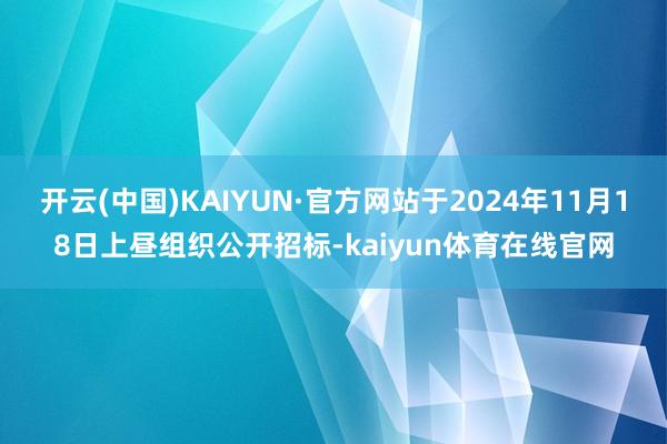 开云(中国)KAIYUN·官方网站于2024年11月18日上昼组织公开招标-kaiyun体育在线官网