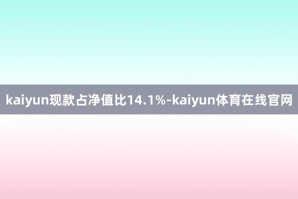 kaiyun现款占净值比14.1%-kaiyun体育在线官网