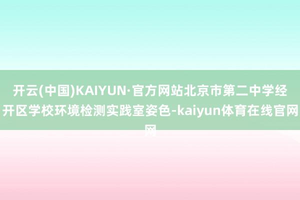 开云(中国)KAIYUN·官方网站北京市第二中学经开区学校环境检测实践室姿色-kaiyun体育在线官网